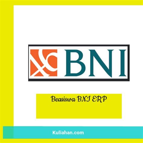 Beasiswa BNI Early Recruitment Program