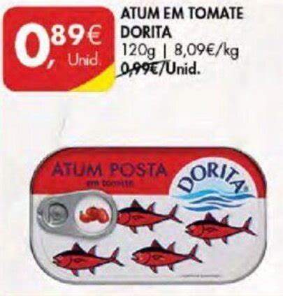 Promoção ATUM EM TOMATE DORITA 120g em Pingo Doce