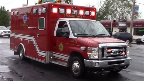 Brookhaven Fire Company Ambulance 52B Responding YouTube