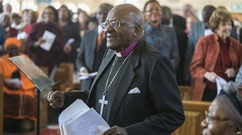 Archbishop Desmond Tutu In South Africa Hospital For Two Weeks Bbc News