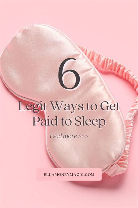 6 Legit Ways To Get Paid To Sleep Artofit