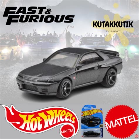 Hitam Hot Wheels Nissan Skyline Gt R Sedan Car Bnr Black Lot A Fast Furious Hw Screen