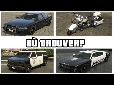 O Trouver Les Voitures De Police Rares Gta Solo Tutoriel Youtube