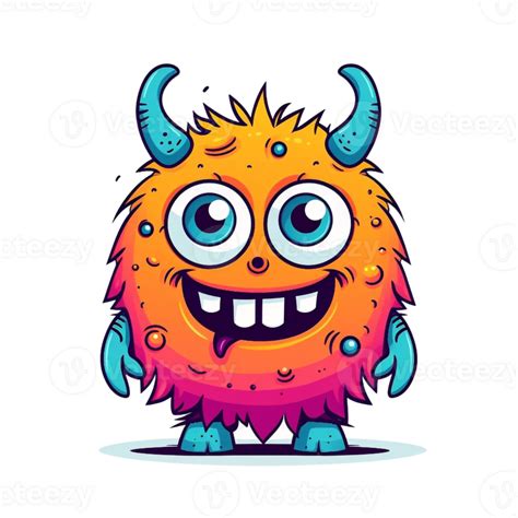 Cute Doodle Monster Clipart 27251048 Png