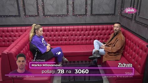 Pink Rs Brzo Na Pink Pratite Aninu Ispovest Kod Marka Edovi A