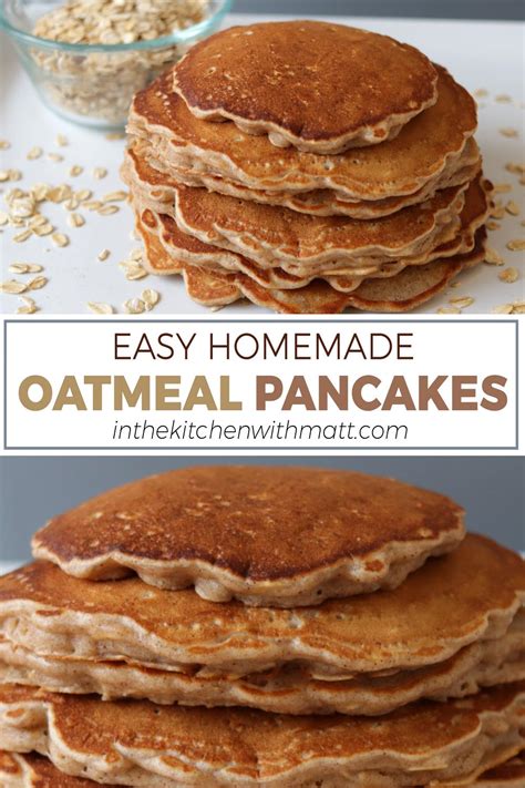 Oatmeal Pancakes 6 Steps With Pictures Instructables