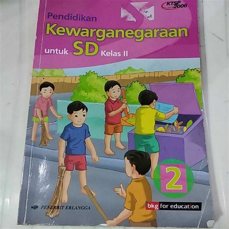 Jual Buku Pendidikan Kewarganegaraan Sd Kelas 2 Penerbit Erlangga