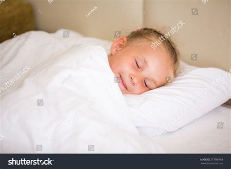 Adorable Little Girl Sleeping Bed Stock Photo 277966568 | Shutterstock