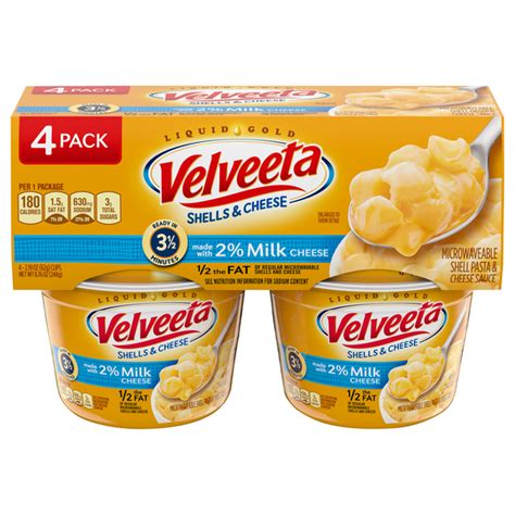 Save On Velveeta Shells Cheese Dinner Milk Cheese Microwaveable