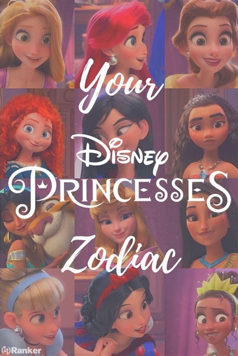 What Disney Princess Matches Your Zodiac Sign? | Disney princess zodiac ...