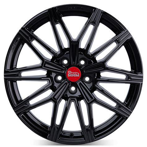 19 neue Alufelgen MAM B3N 5x112 Black Painted für MB V Klasse Vito 639