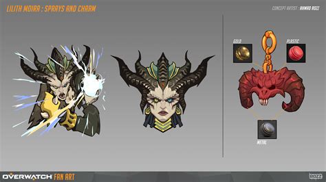 Lilith Moira - fan made skin by Ahmad Abu Al-Roz : r/Overwatch