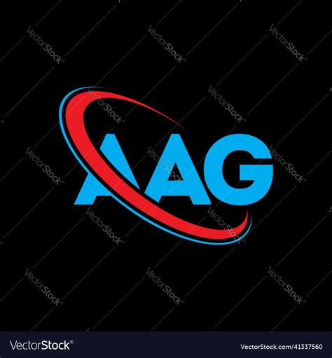 Aag Logo Letter Design Royalty Free Vector Image