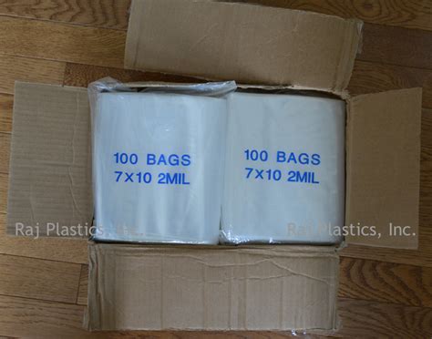 Reclosable Poly Bags Of Size 7x10 Inch With 2 Mil Thickness Bagsonnet