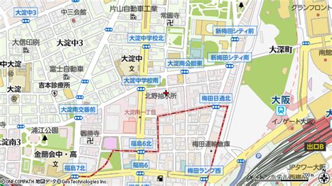 大阪府大阪市北区大淀南 郵便番号 〒531 0075：マピオン郵便番号