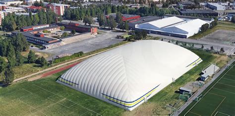 Construction Works Of The New Football Dome In Oulu Finland Started