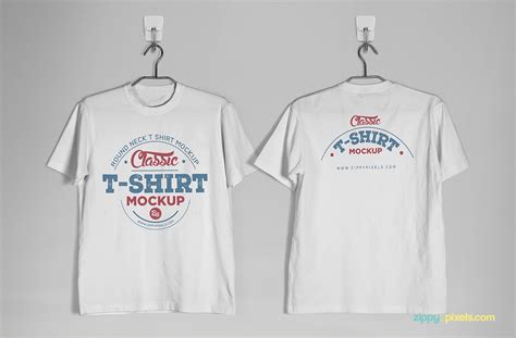 Free T-Shirt Mockup - Round Neck :: Behance