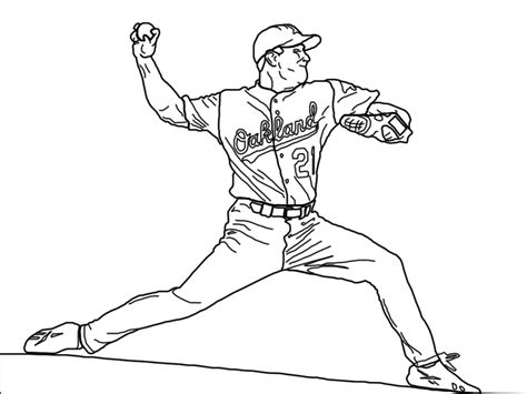 Baseball Pitcher Drawing At Getdrawings Free Download