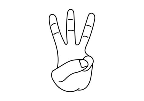 Three Fingers Vector Art, Icons, and Graphics for Free Download