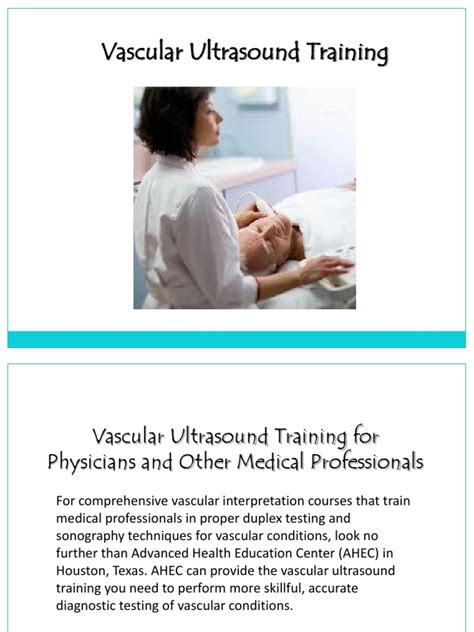 Vascular Ultrasound Training | PDF | Medical Ultrasound | Blood Vessel