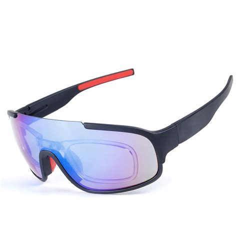 30g Unisex 3lens Tr90 Polarized Cycling Sun Glasses Sports Pc Goggles