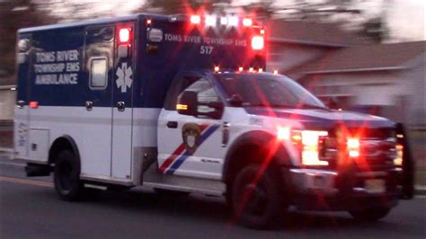 Toms River Twp Police Ems Ambulance Responding Youtube