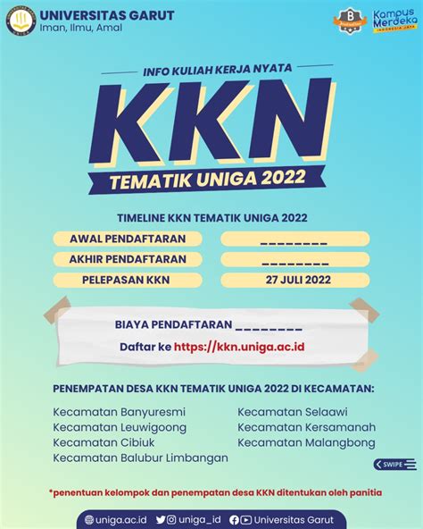 Pendaftaran Kkn Tematik Universitas Garut Tahun Sudah Dibuka Lppm