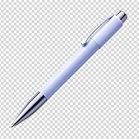 White Ballpoint Pen Isolated On White Background Premium Ai Generated Psd