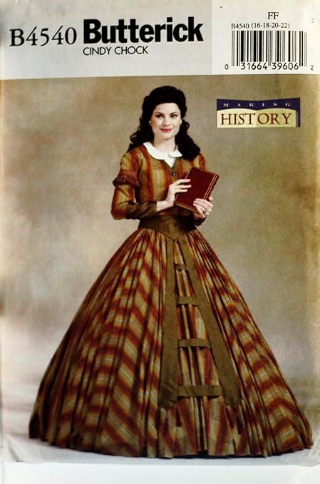 Amazon Butterick Making History Costume Pattern B Or