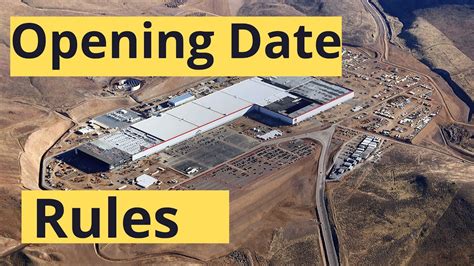 Tesla Nevada Gigafactory Opens On May 4 With These Rules Youtube