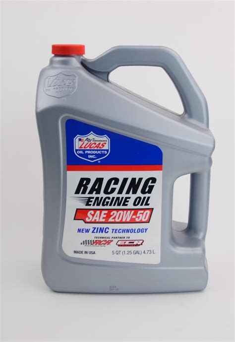 Lucas 20w50 racing engine oil /high zinc /mineral /5 ltr. - Sweedspeed ...