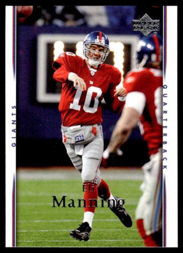 2007 Upper Deck 126 Eli Manning NRMT Or Better EBay