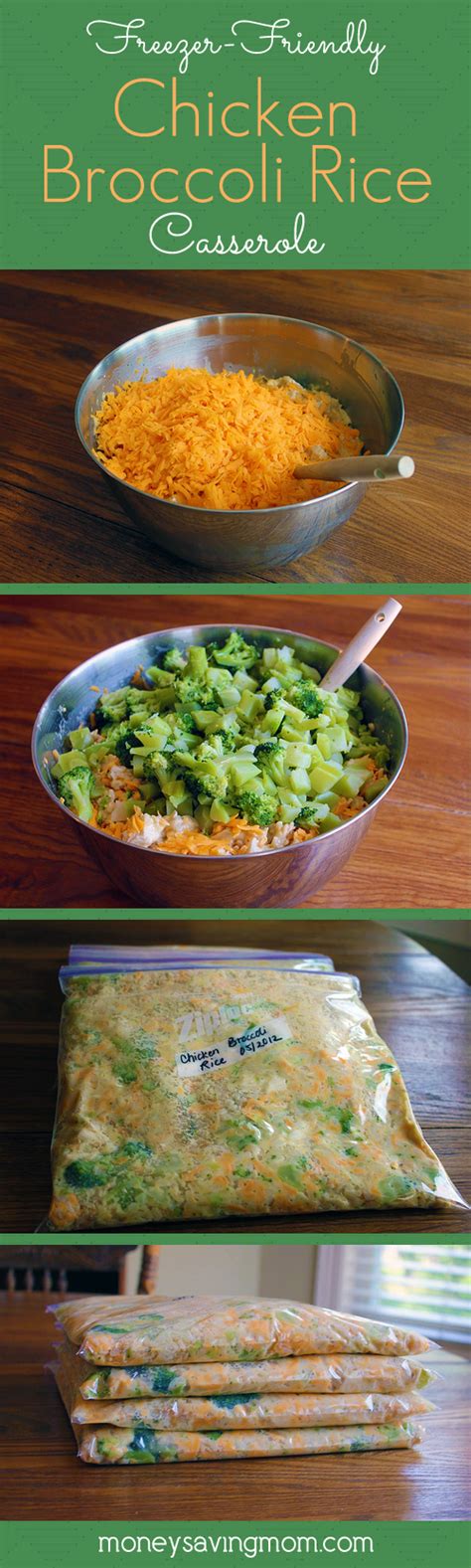 Chicken Broccoli Rice Casserole Cooking Recipes Freezer Crockpot