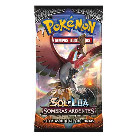 Novo Box Boosters Pokemon Sol E Lua Sombras Ardentes Tcg Copag