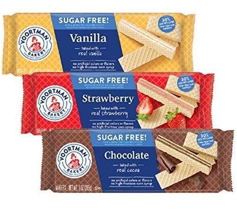 Voortman Sugar Free Wafers Variety Pack Chocolate Strawberry