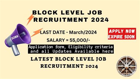 Odisha Block Level Job Recruitment 2024 Apply For Aspirational Block