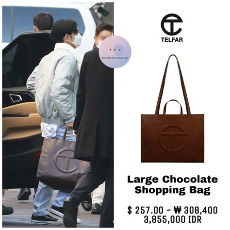 Seventeen Fashion 세븐틴 패션 on Twitter Joshua wore Telfar Bag in KBS