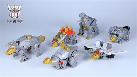 Transformers Combiner Volcanicus Core Class Dinobots Grimlock Sludge