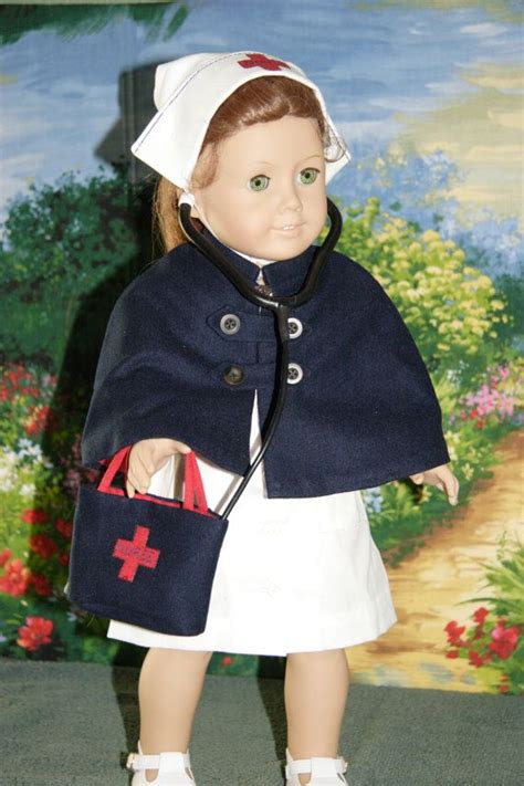 Sale American Girl Doll 1950s Nurses Costume Etsy American Girl Costume American Girl