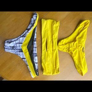 Swim Nwt Yellow Bikini Set Poshmark