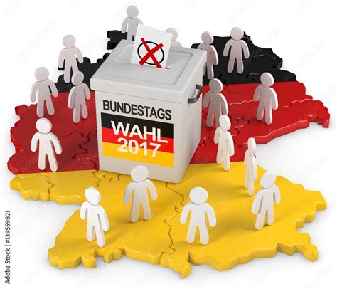 Demokratie Und Bundestagswahl Stock Illustration Adobe Stock