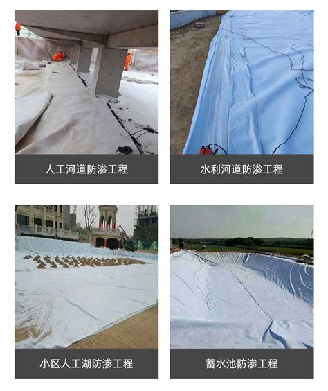 Hdpe复合土工膜两布一膜鱼塘蓄水池人工湖水库水渠河道防渗土工布 阿里巴巴