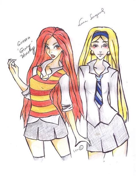 Ginny And Luna By Fioweenel On DeviantArt Gay Harry Potter Harry Potter Harry Potter Ships