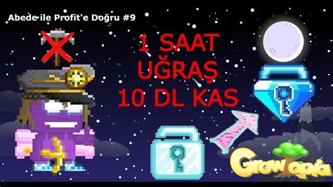 1 SAAT UĞRAŞIP 10 DL KASMAK GROWTOPIA PROFIT YouTube