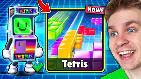 NOWA AKTUALIZACJA z GRĄ TETRIS NOWA MAPA SKINY i EMOTKA