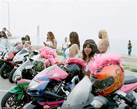 Caramel Curves All Female Biker Squad In New Orleans Daily Mail Online