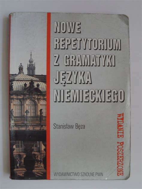 Nowe Repetytorium Z Gramatyki J Niemieckiego B Za