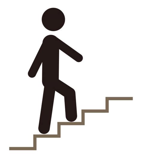 310 Stick Figure Walking Up Stairs Stock Photos Pictures And Royalty