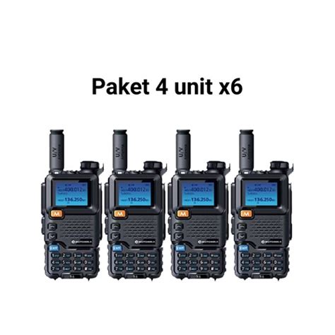 Jual Paket Unit Ht Motorola X Walkie Talkie Mah Jam Standby