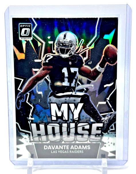 Panini Donruss Optic My House Prizm Davante Adams Raiders Mh Ebay